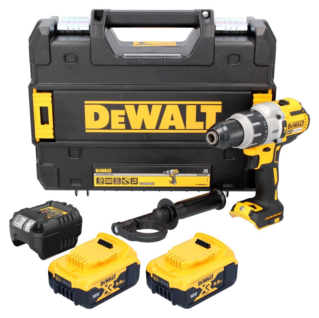Akumulátorová příklepová vrtačka DeWalt DCD 996 D1 18 V 95 Obrázek produktu 