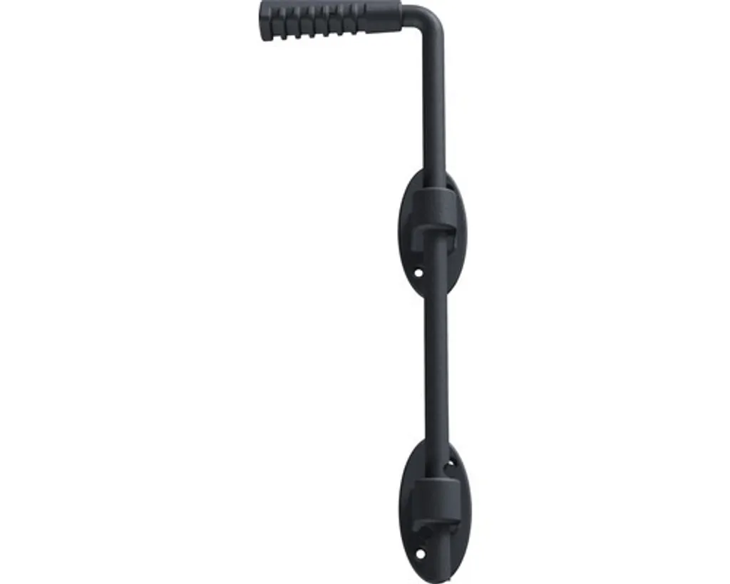 Verrou de sol Ovado Alberts pour portail battant, 400 mm gris graphite
