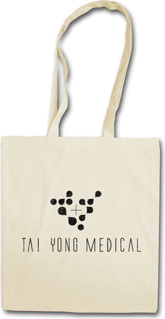 Urban Backwoods Tai Yong Logo, Stofftasche, Farbe: Beige