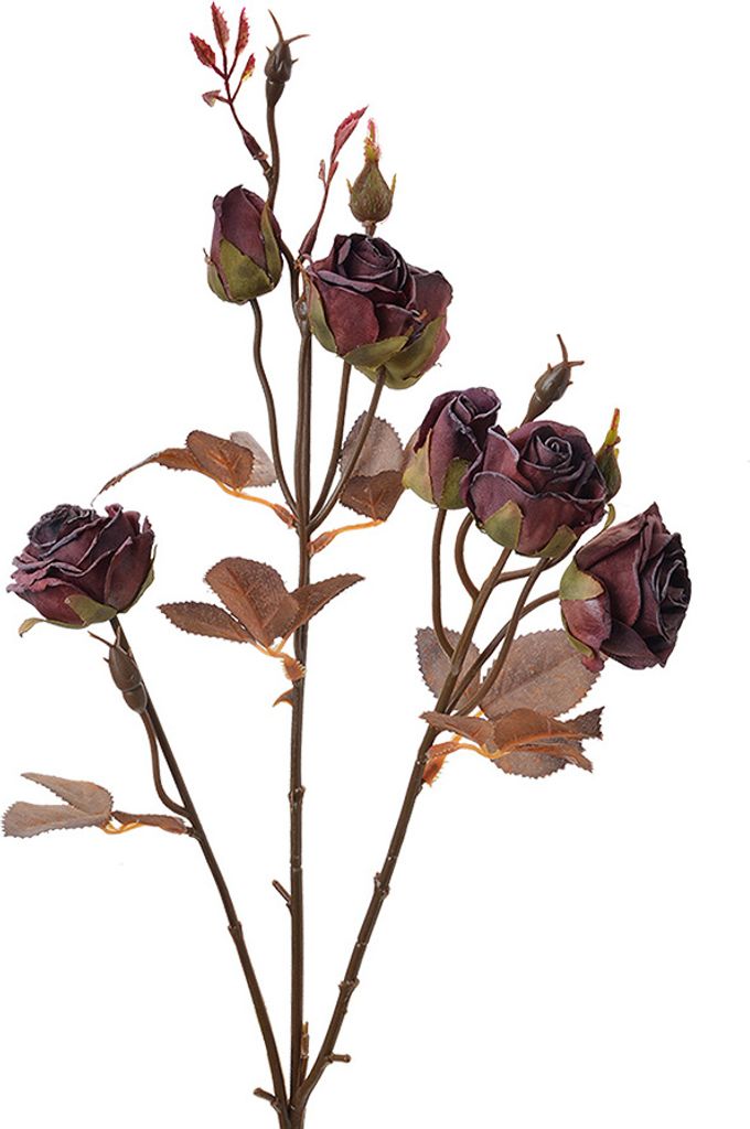 Clayre & Eef Kunstblume 73 cm Rot Kunststoff