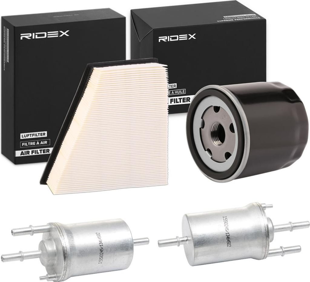 RIDEX Filterset Inspektionspaket Filtersatz für SKODA Fabia I Combi (6Y5) FABIA (6Y2) FABIA Stufenheck (6Y3) Fabia I Praktik (6Y5)