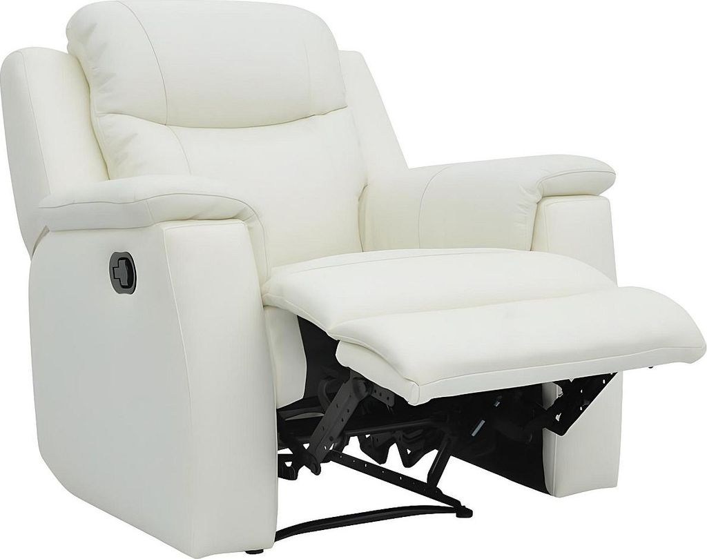 Relaxsessel Fernsehsessel Leder - Elfenbeinfarben - EVASION Produktbild 