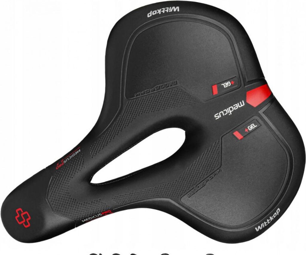 Wittkop City & Comfort Sättel Medicus Unisex Gel schwarz Produktbild 3