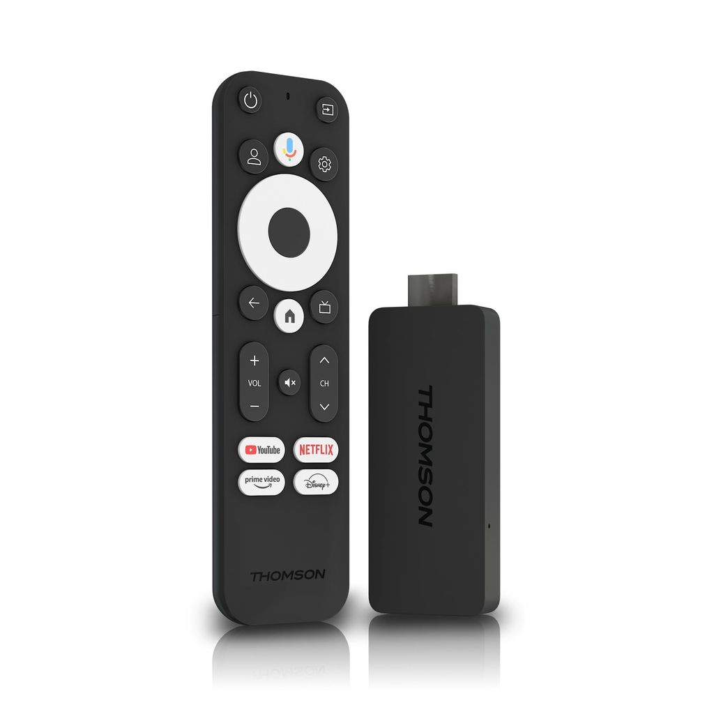 THOMSON Streaming Stick 140, 4K UHD, Google Assistant, Immagine del prodotto 
