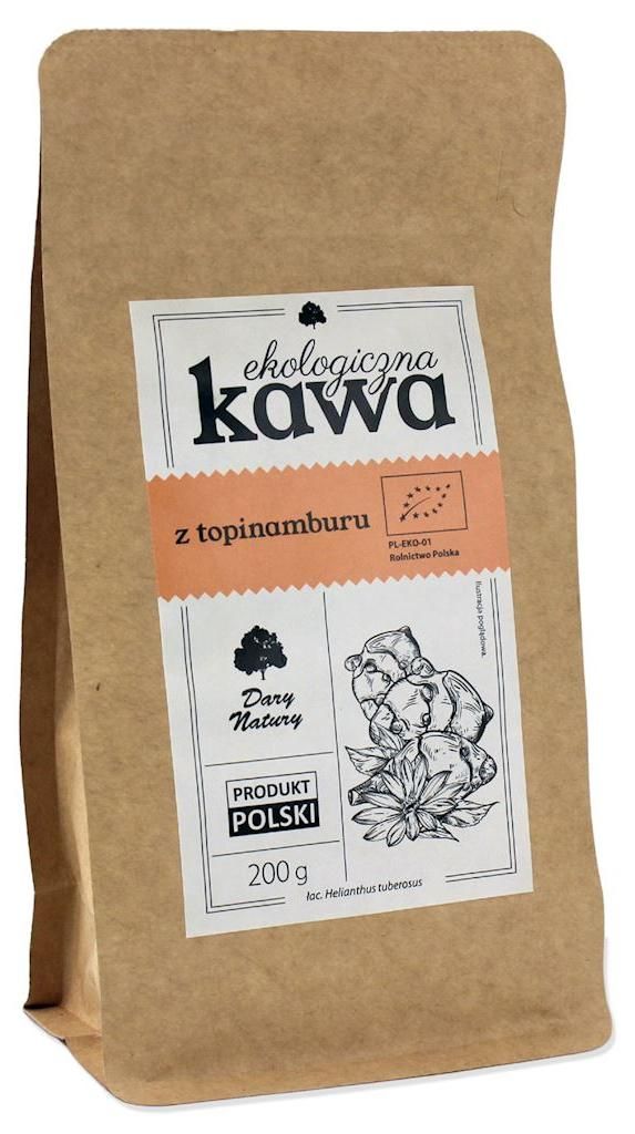 KAWA Z TOPINAMBURU Z KORZENIEM MNISZKA LEKARSKIEGO BIO 200 g - DARY NATURY