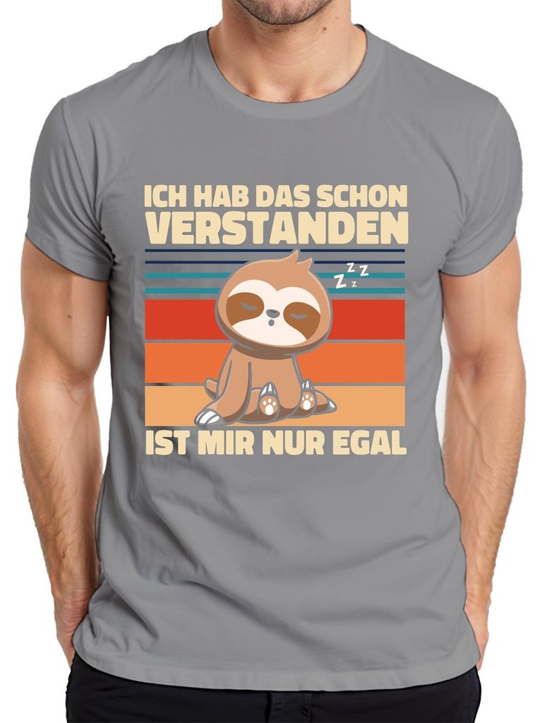 Ich hab das schon verstanden ist mir egal Faultier Spruch Produktbild 