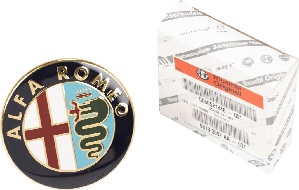 Original Alfa Romeo Emblem Logo Plakette Kühlergitter 159 50521448