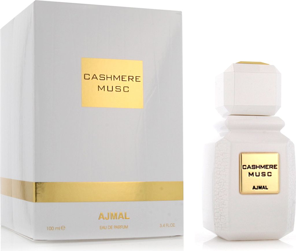 A product shot of a perfume box and bottle.