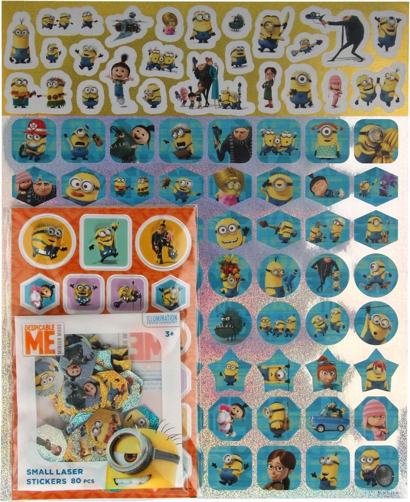 Bildaufkleber-Set Minions, 190-tlg. Produktbild 