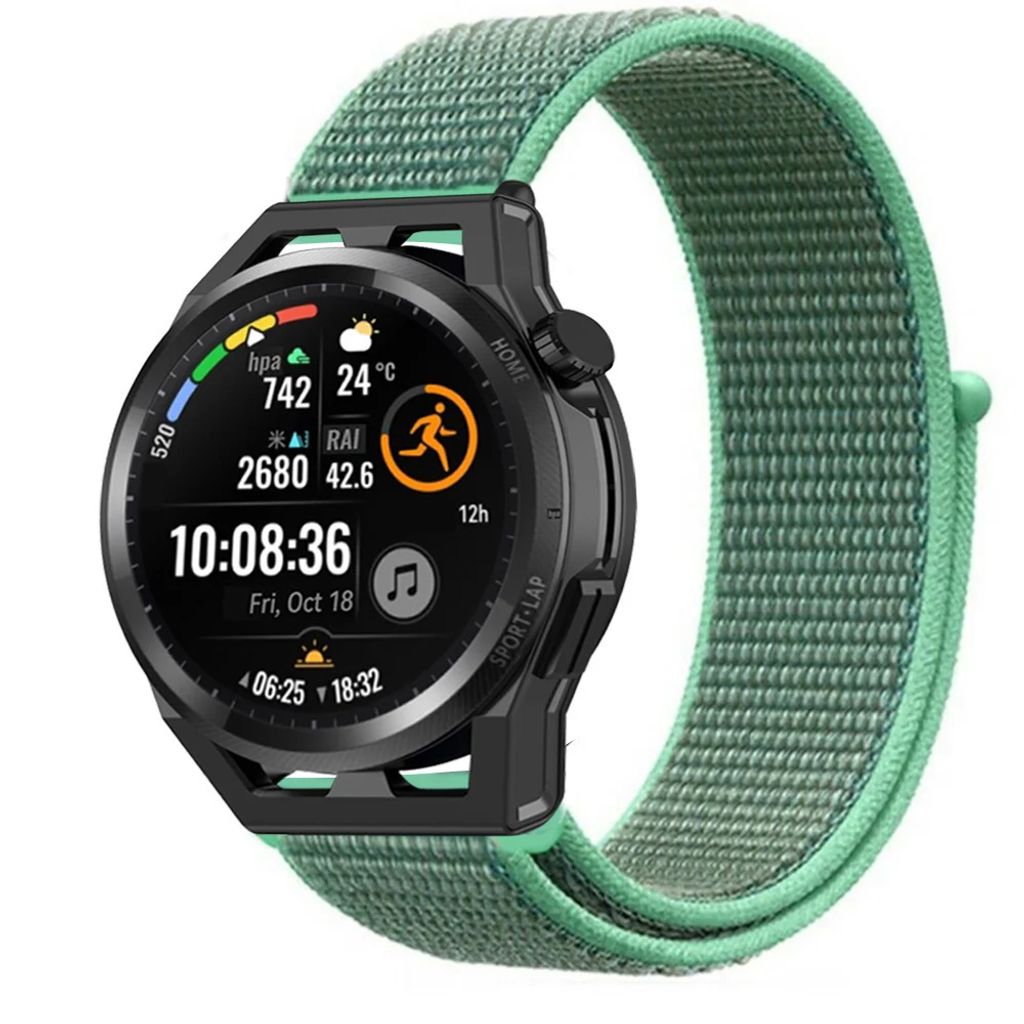 Strap-it Huawei Watch GT Nylonarmband (Minze)