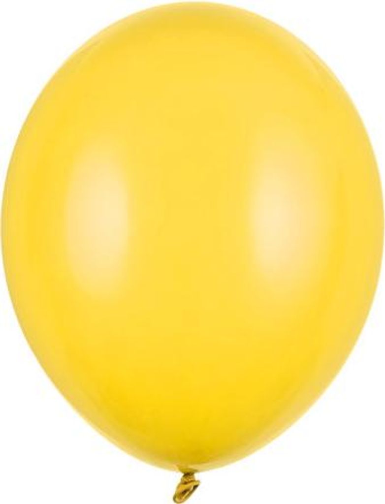 Starke Ballons 27cm, Pastell Honiggelb (1 Packung / 50 Produktbild 