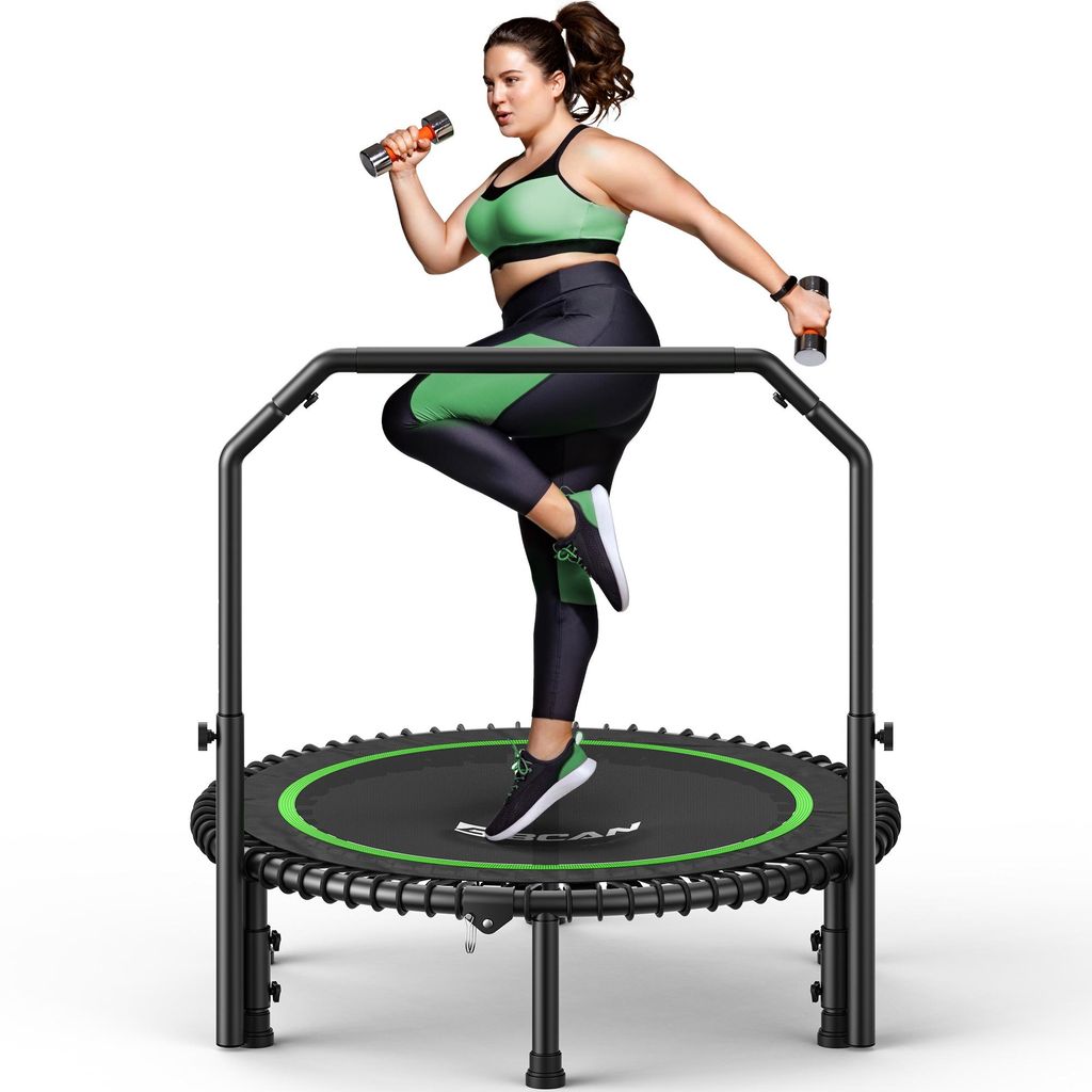 BCAN Fitnesstrampolin Rebounder für Erwachsene, Ø 102 cm / Produktbild 