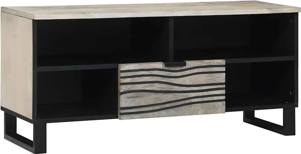 Mobile TV Bianco 105cm Maison Exclusive | Ideale per Piccoli Spazi