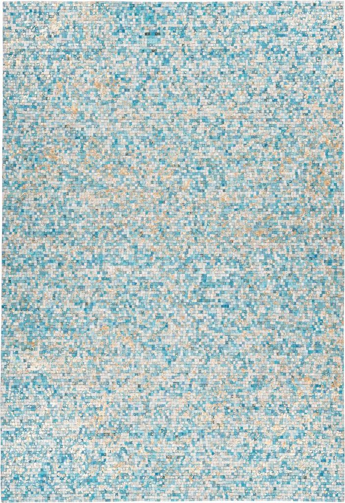 Finish 100 Türkis / Gold 200cm x 290cm