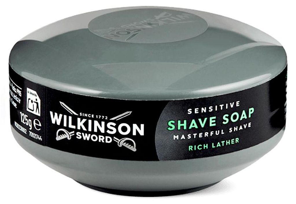 Holicí mýdlo Wilkinson Sensitive, balení po 4 kusech, 125 g Obrázek produktu 