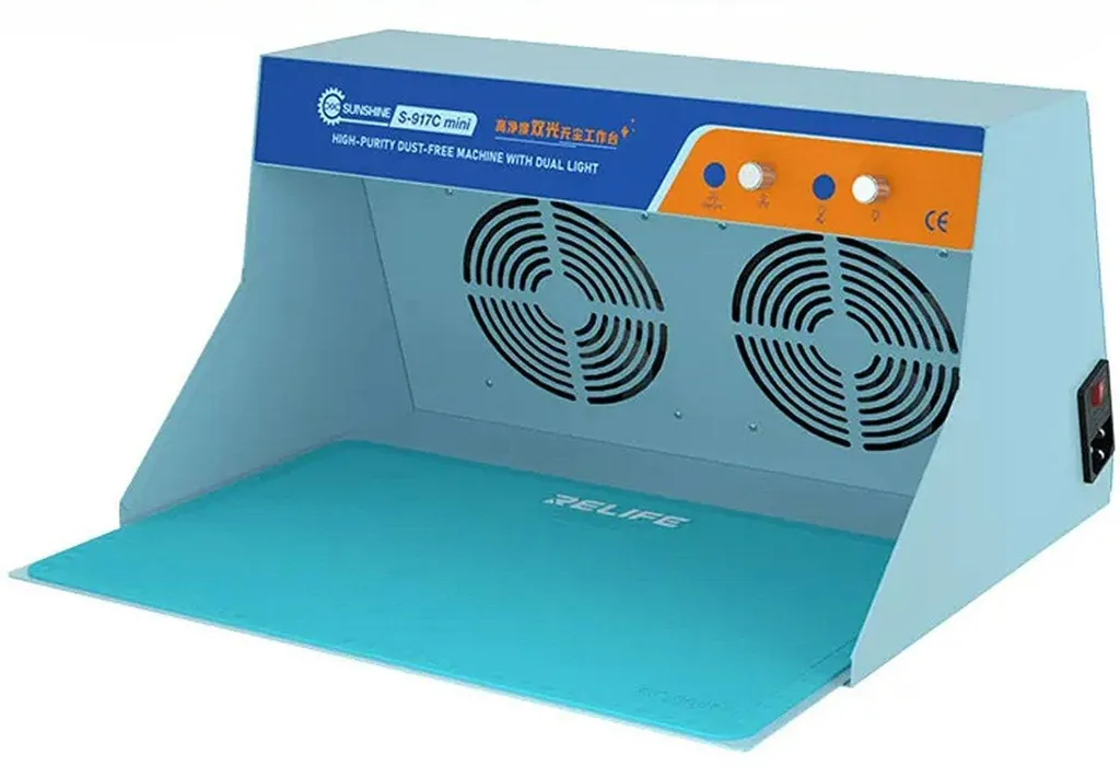 Zéro poussière sur vos écrans avec le mini-établi Sunshine SS-917C pro
