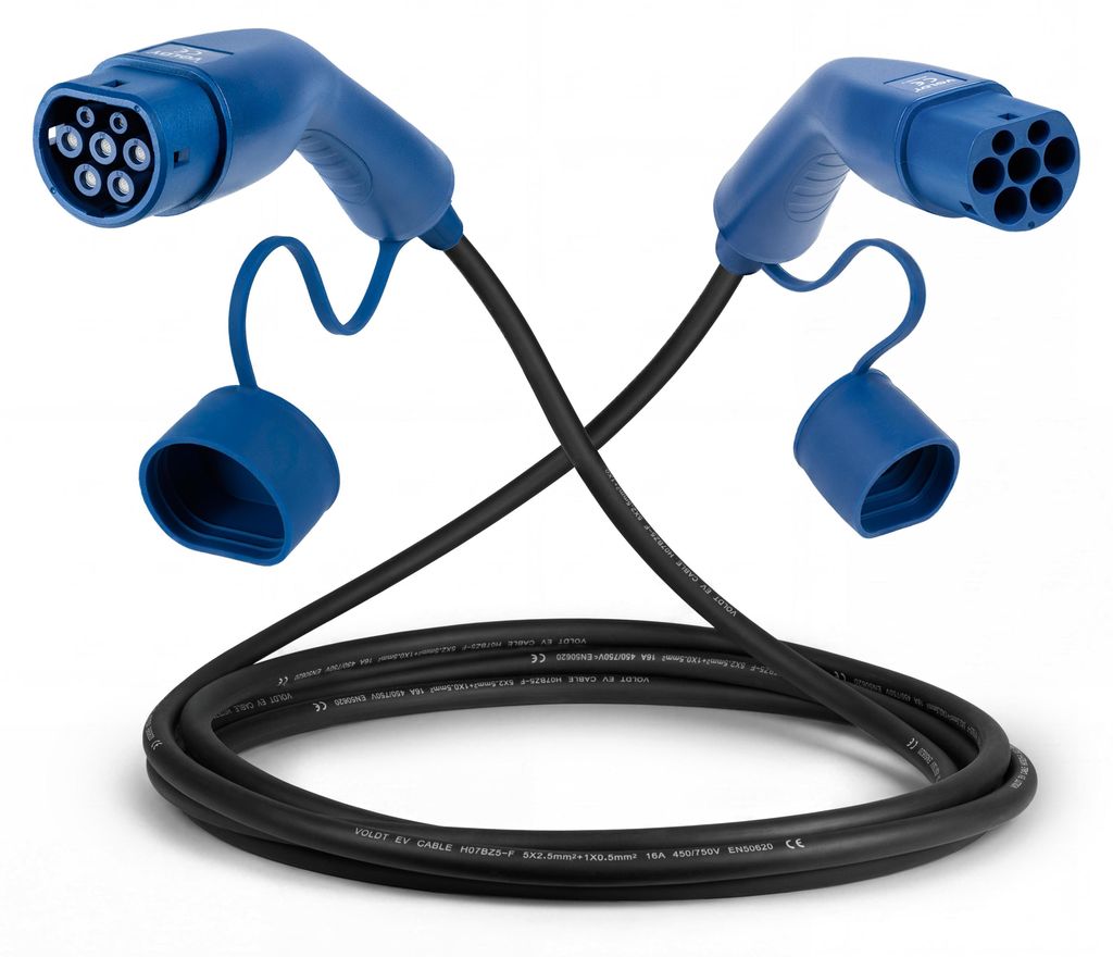 Voldt® Typ-2-Ladekabel | Mode 3 | 3-phasig | 11 kW | 16A | Produktbild 