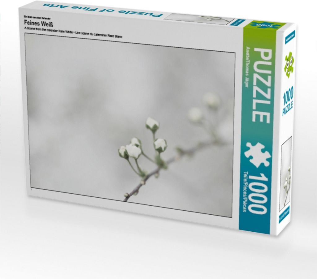Calvendo Ein Motiv aus dem Kalender Feines Weiß 1000 Teile Produktbild 