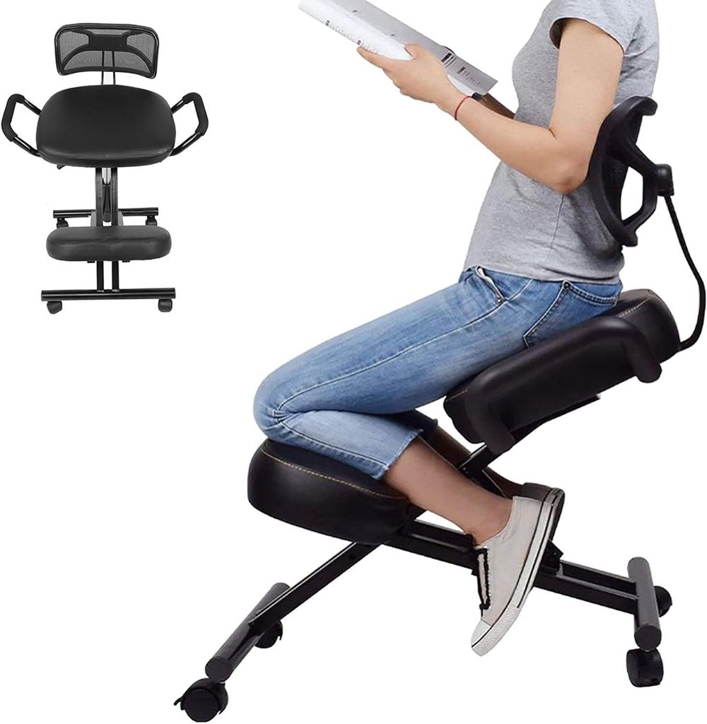 Ergonomischer Knielstuhl - Verstellbarer Haltungstuhl - Produktbild 