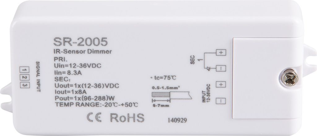 LED CONNEX SR-2005 TOUCH Sensor Dimmer 12-36V DC