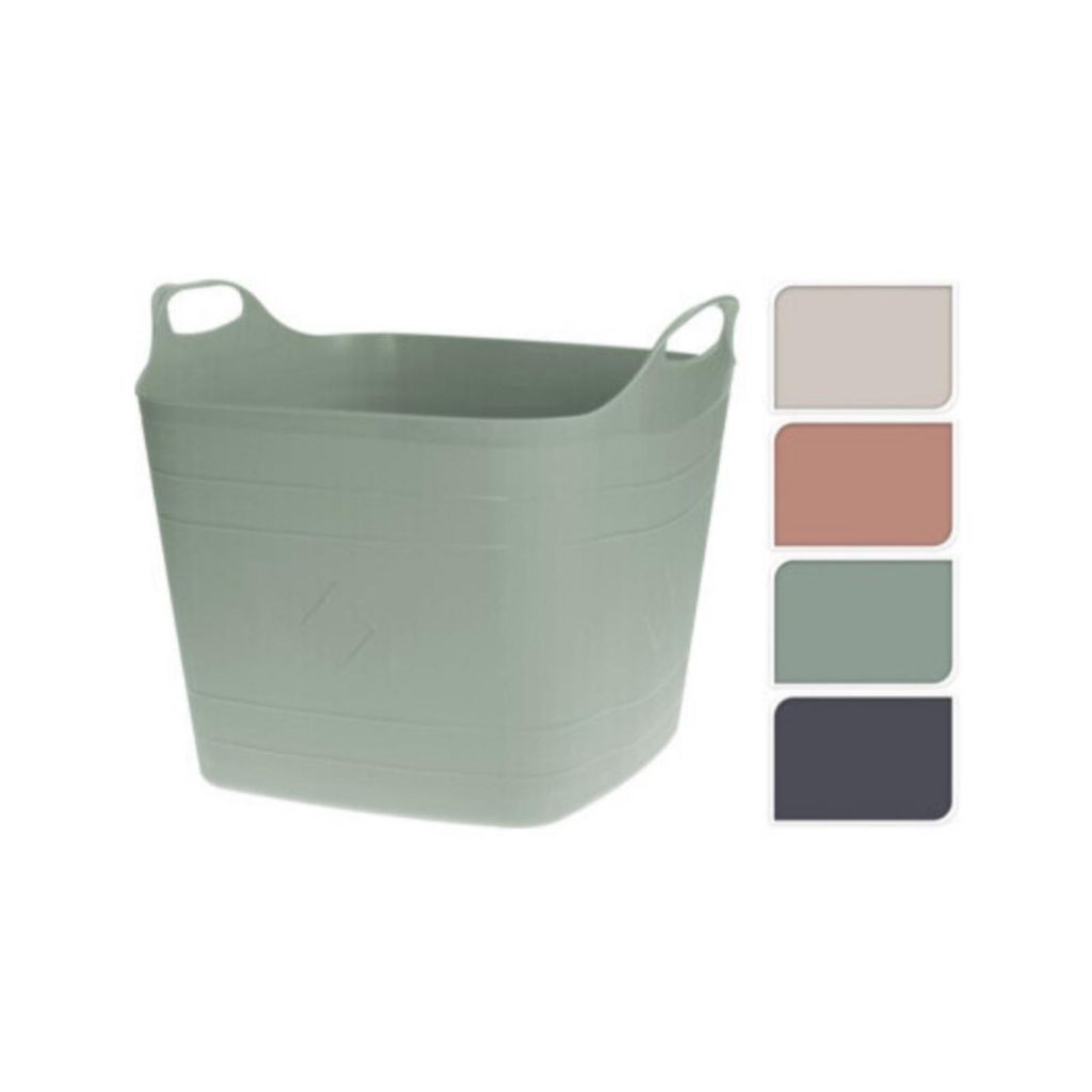 Flexibler Kunststoff Aufbewahrungskorb 25 L Mit Griffe Produktbild 