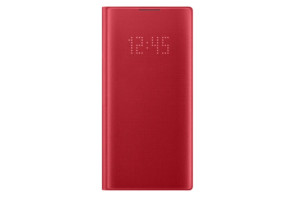Étui Samsung Note 10 EF-NN970PR : protection et porte-carte Rouge