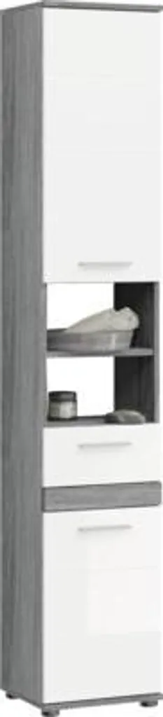 Armoire haute Blake blanc 35 x 191 x 31 cm X02B2711 pour salle de bain