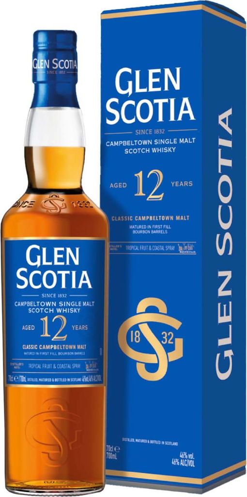 Glen Scotia 12 Jahre - 1st Fill Bourbon Casks - Campbeltown Single Malt Scotch Whisky