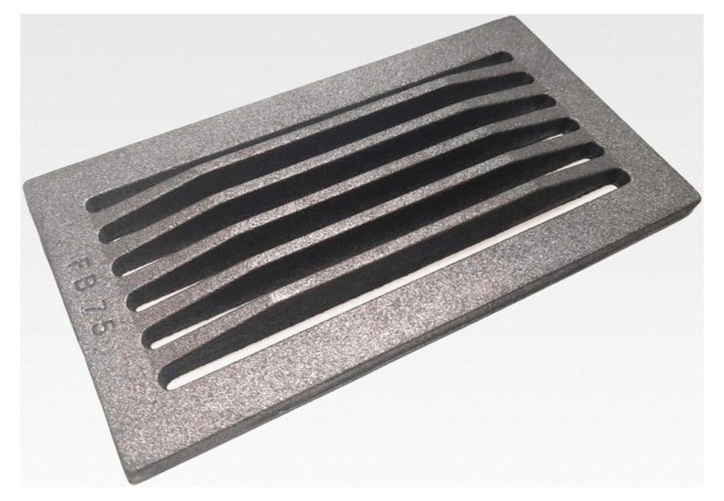 Gusseisenrost für Kamin und Grill | 30 x 16 x 1 cm verstärkt