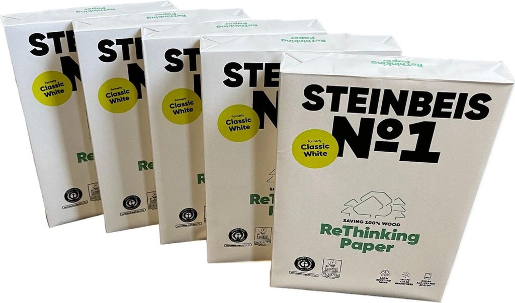 Steinbeis No. 1 Printer Paper- DIN A4 Recyklovaný papier 80 Obrázok produktu 