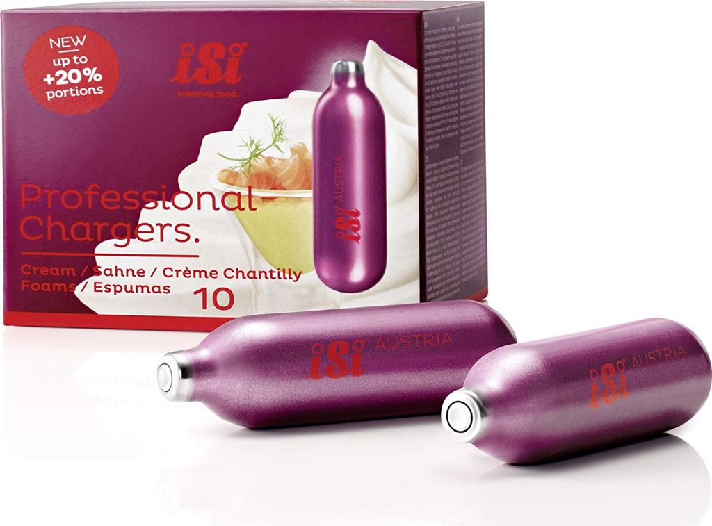 ISI Sahnekapsel Professional Chargers 10er Pack Produktbild 2