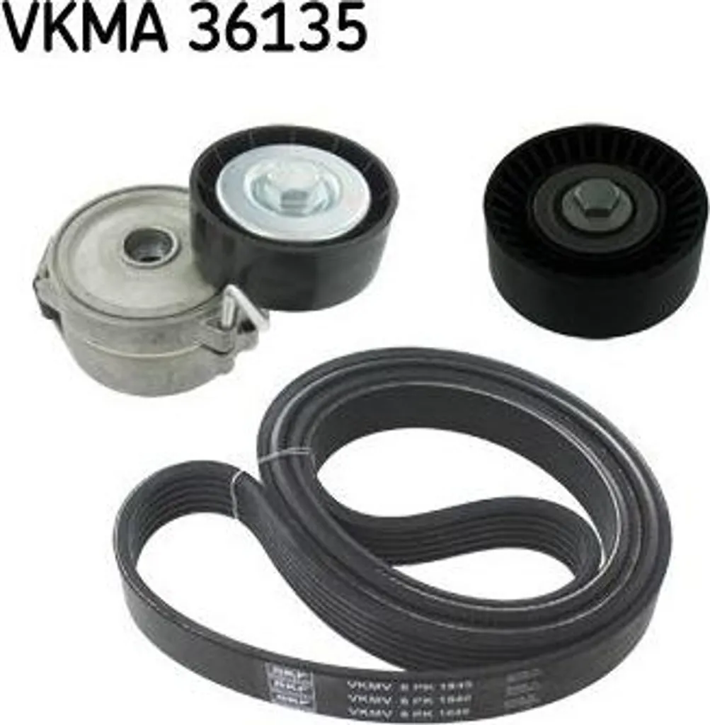 Remplacer Courroie Accessoires Ford Mondeo Volvo S80 SKF VKMA 36135