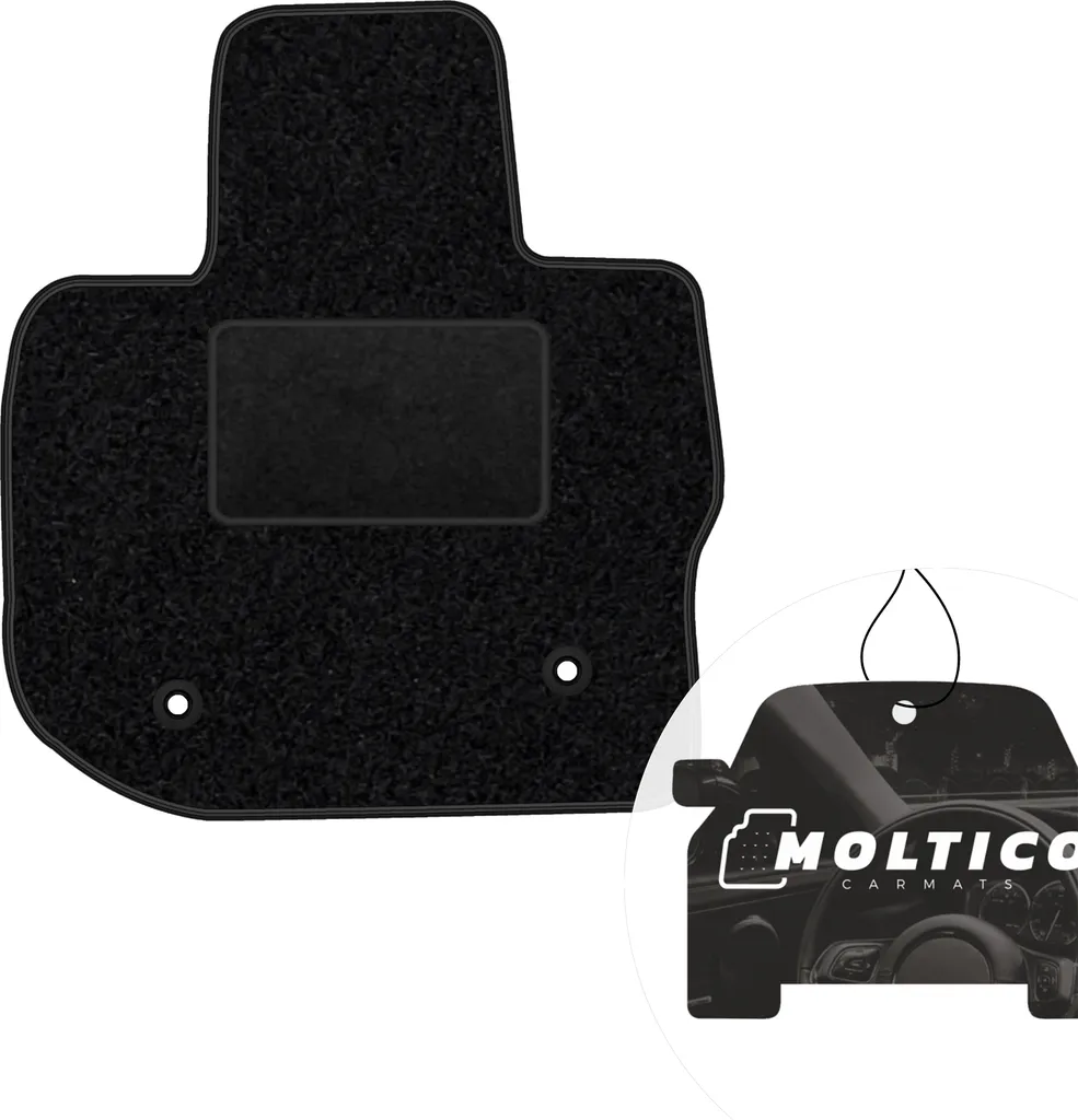 moto-MOLTICO tappetino conducente auto velours lato conducente tappetini auto nero tappetino conducente 1 pezzo adatto per BMW X4 G02 dal 2019