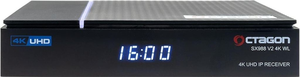Octagon SX988 V2 4K WL – UHD IPTV Receiver mit Linux OS HD Receiver PVR Ready