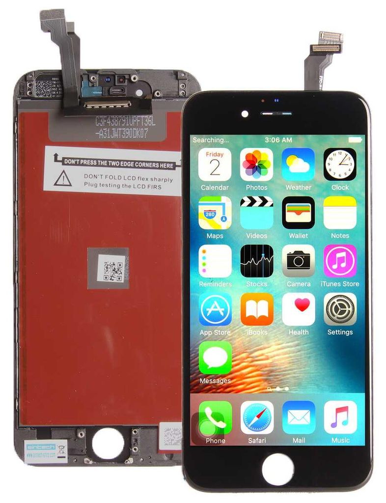 Standard Display Einheit für iPhone 6 schwarz komplett Produktbild 
