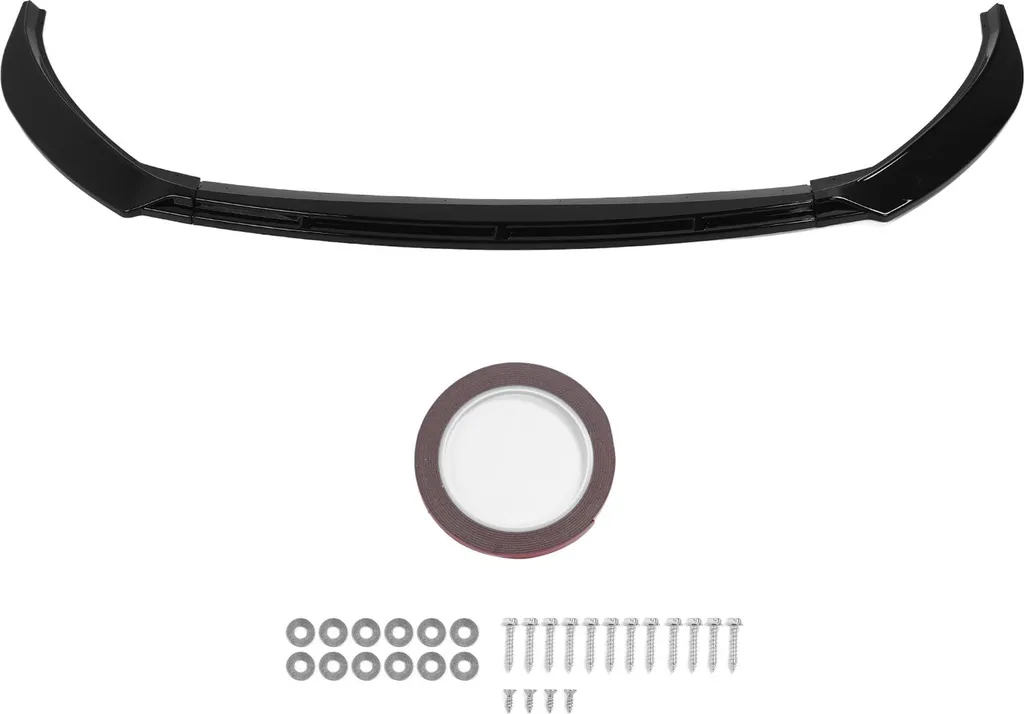 Spoiler avant pour Seat Ibiza Mk5 FR noir brillant - Kit 3 sections ABS