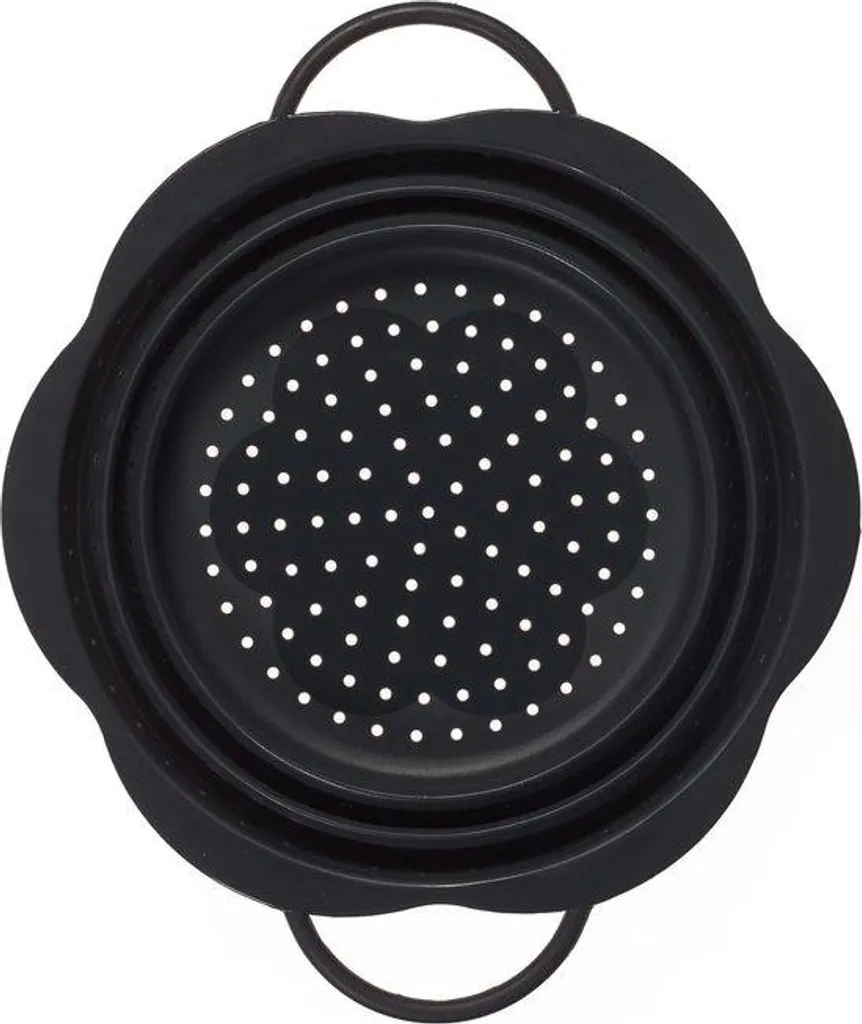 Tamis silicone pliable anthracite L : fini l'encombrement dans vos tiroirs