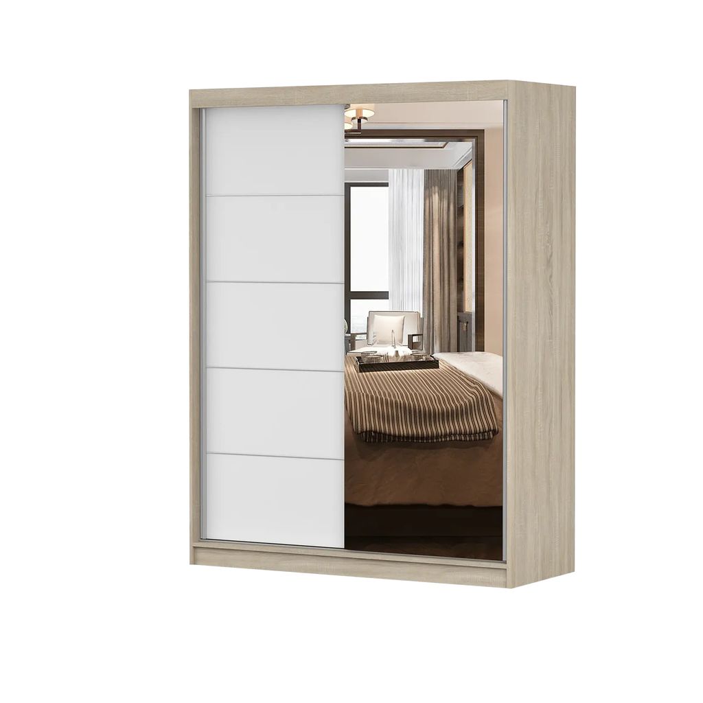 Kleiderschrank Schwebetürenschrank Schrank Schlafzimmer 150 Produktbild 2