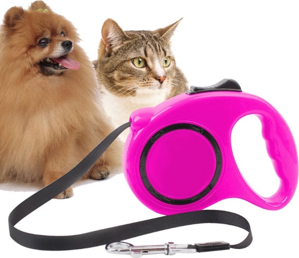 5m Hundeleine Automatik - Laufleine - einziehbare Leine für kleine und mittelgroße Hunden - Roll-Leine - Automatische Leine für kleine Hunde, We...