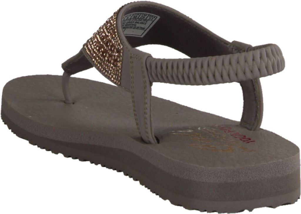 Skechers Damen Sandalette in Grau, Größe 40 Produktbild 12