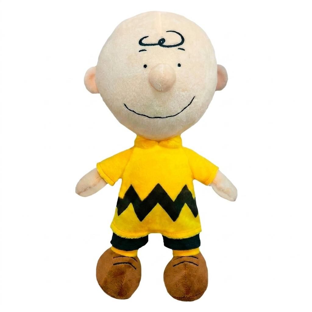 Charlie Brown Plüschtier 22 cm Peanuts Snoopy Kuscheltier Produktbild  KI-generiertes Bild