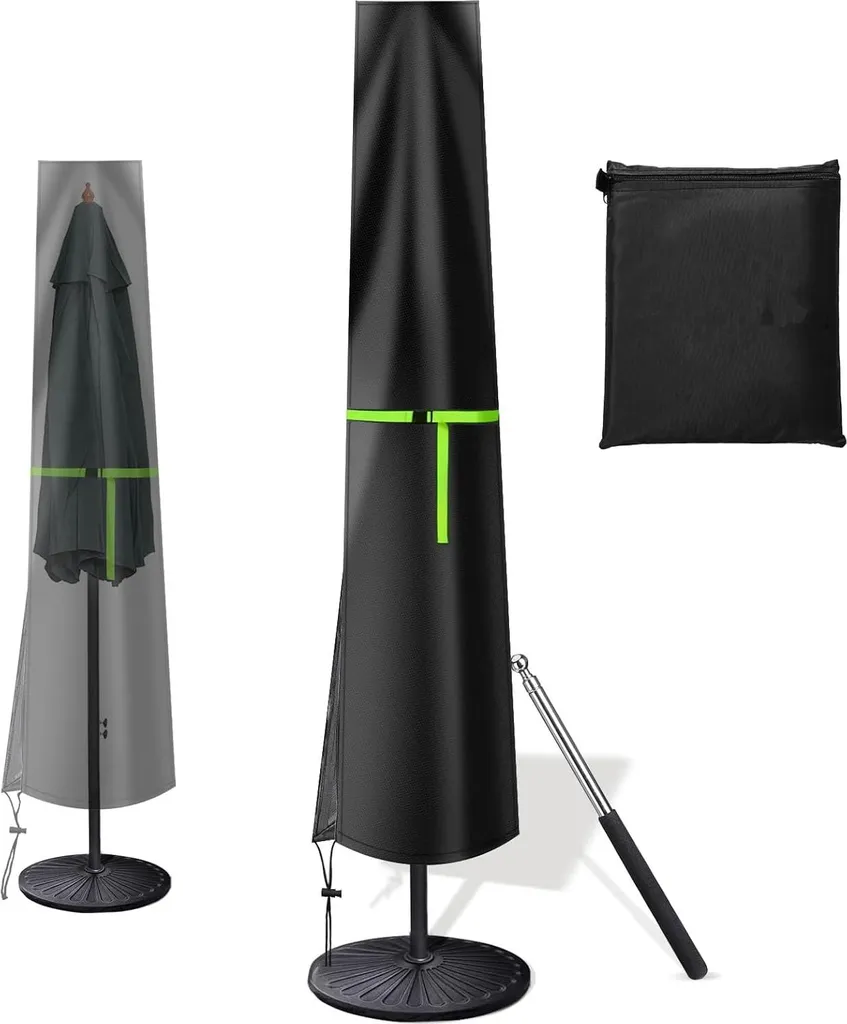 Évitez l'usure de votre parasol avec cette housse haute protection 4m