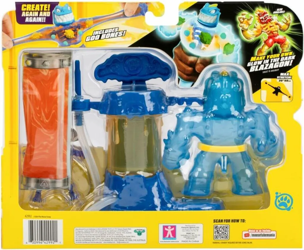Figurines d'action Goo Jit Zu - Pack Héros Super Elastiques 12cm