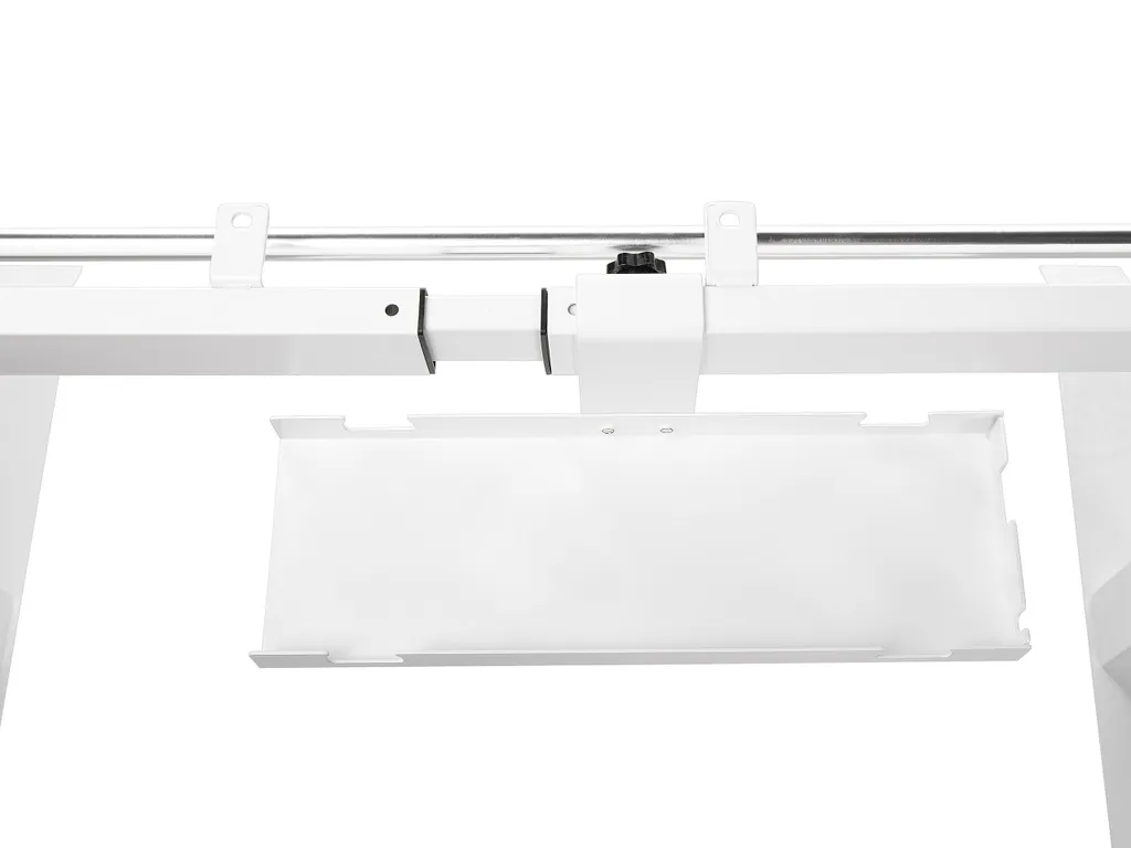 Gestion des Câbles pour Setup Gaming et Télétravail Support Blanc Métal - 4