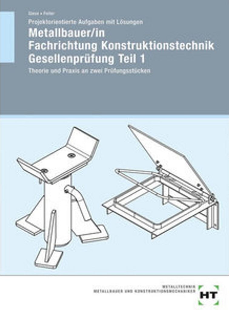 Projektorientierte Aufgaben mit Lösungen Metallbauer/in Produktbild 