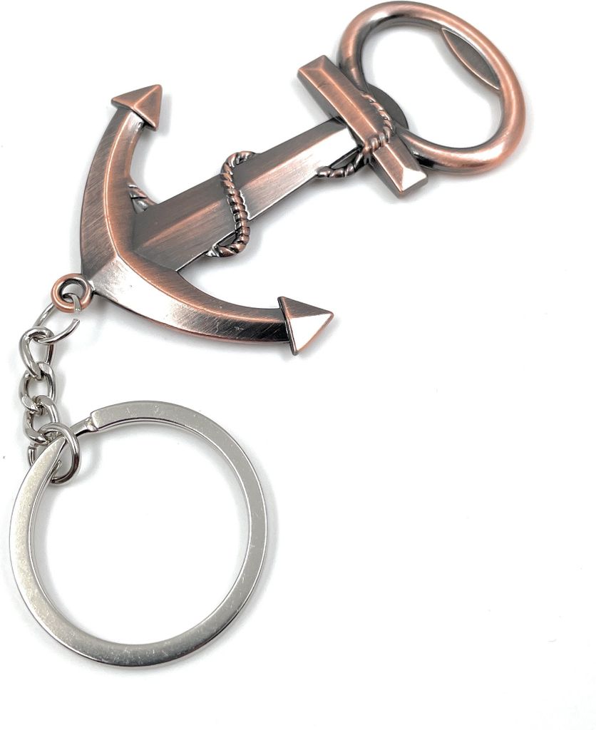 Onwomania Anker mit Seil Flaschenöffner Schlüsselanhänger Produktbild 