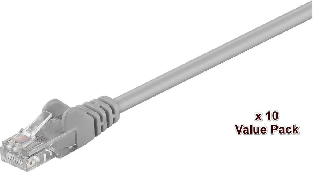 Fornitura 10x Cavi Rete MicroConnect CAT5e Grey Lavendel V-UTP502VP-P