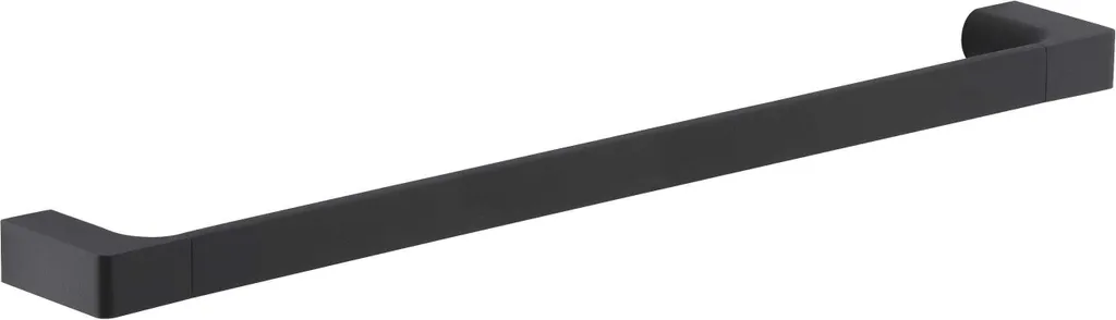 Portasalviette 60cm Ottone Nero Opaco Palazzo - Alta Resistenza