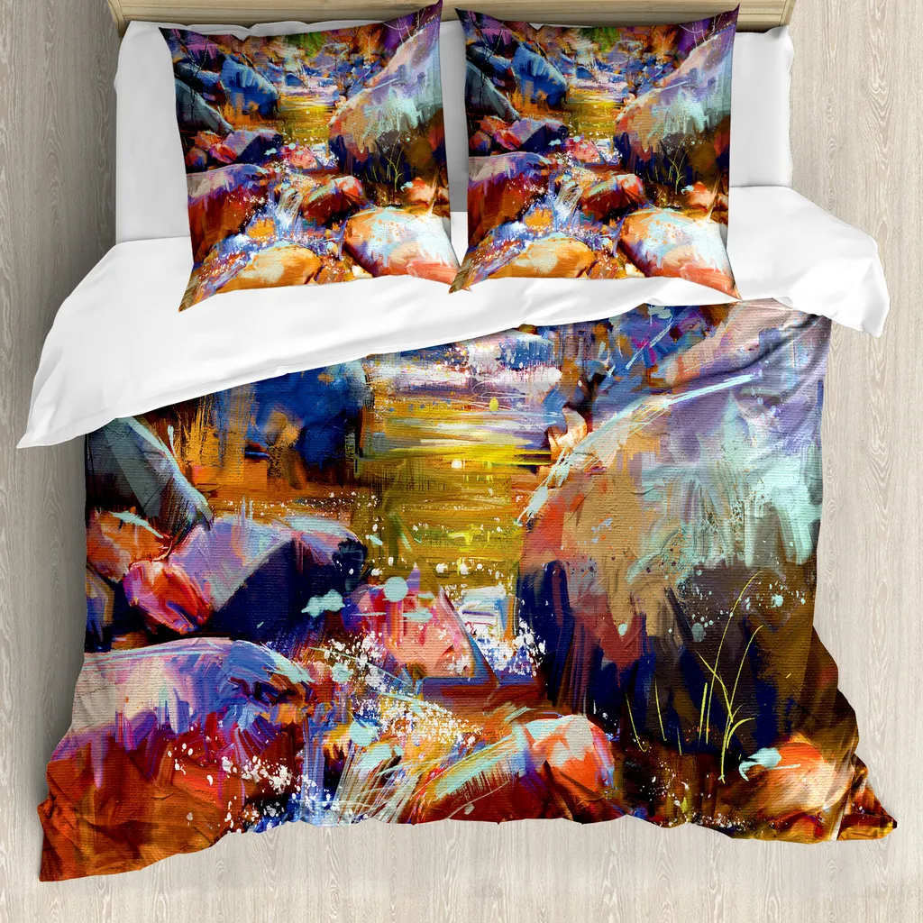 Set Copripiumino Fantasia Cascata ABAKUHAUS 200x200 cm - Arredo Moderno