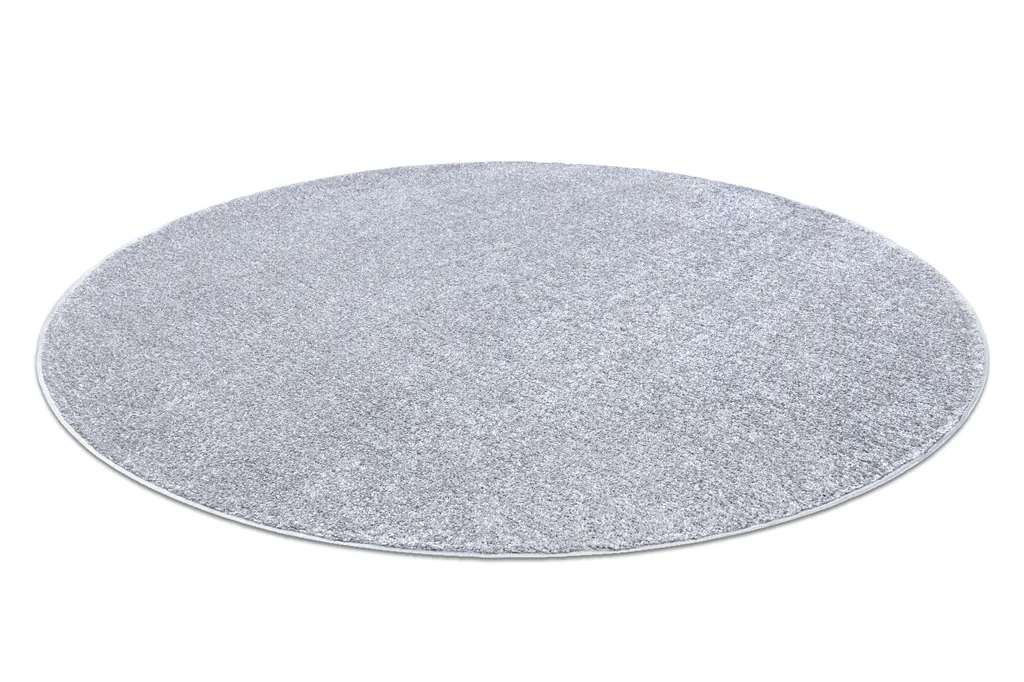 Tapis rond gris 100 cm Santa Fe pour protéger et décorer vos sols - 4